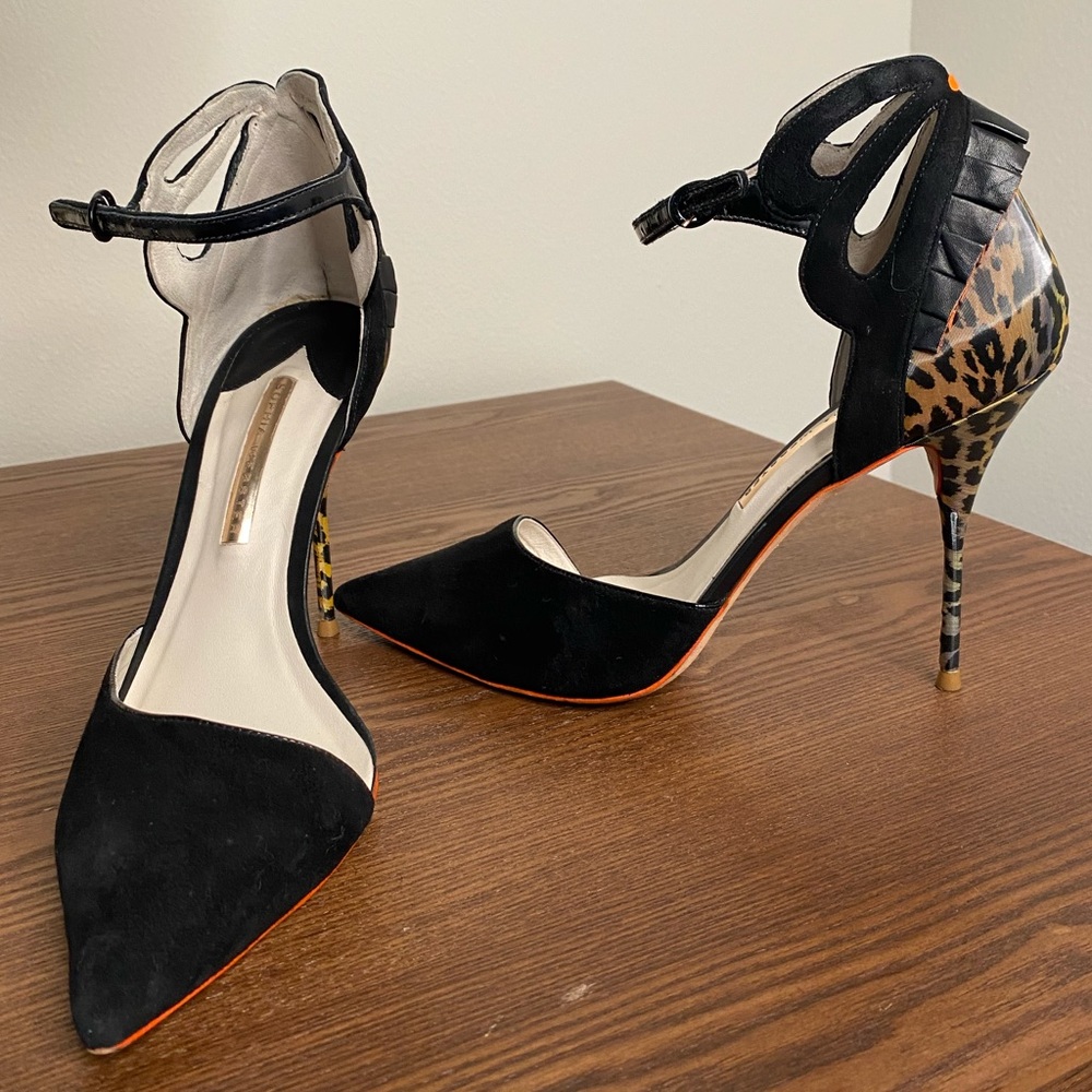 SOPHIA WEBSTER SUEDE PUMPS